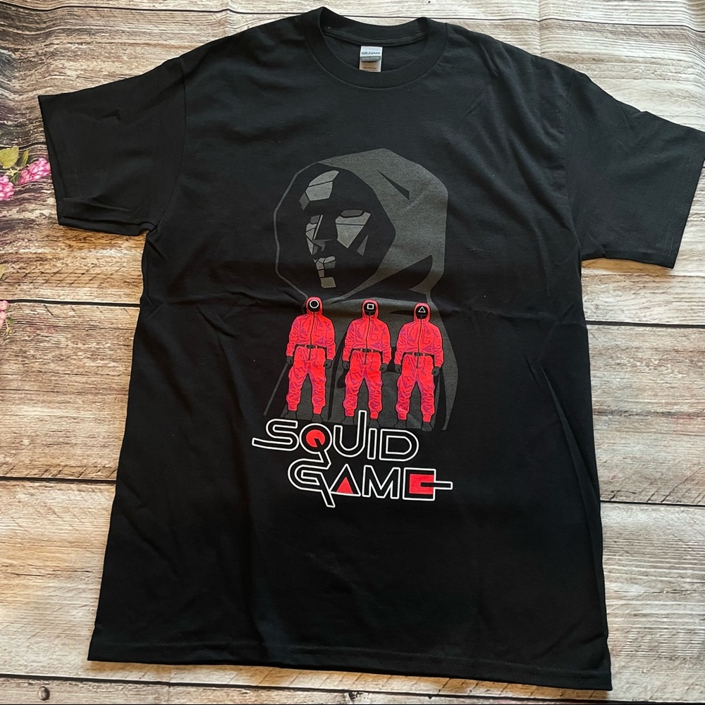 Squid Game Black/ Red T-Shirt